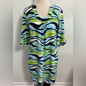 Jude Connally Megan Bell Sleeve Tunic Shift Dress
